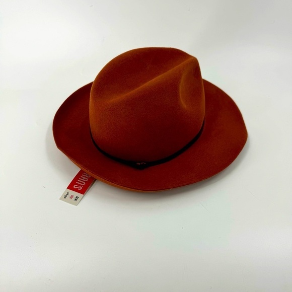 NWT Duran’s Terracotta 100% Wool Boho Fedora Hat - Picture 5 of 14